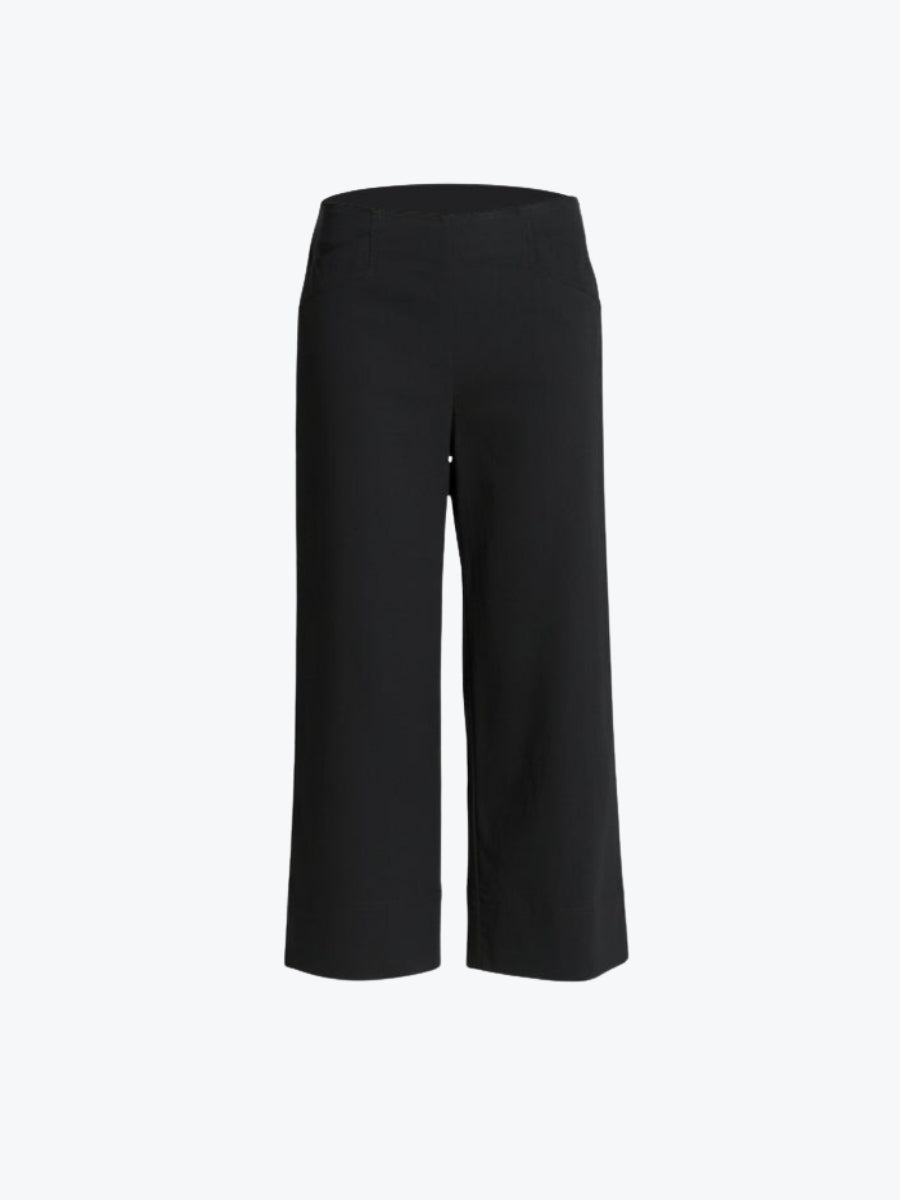 Threadz Zara Wide Leg Pant | Black