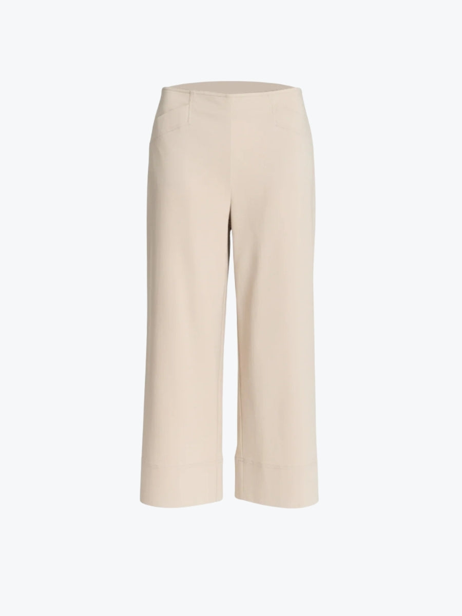 Threadz Zara Wide Leg Pant | Natural