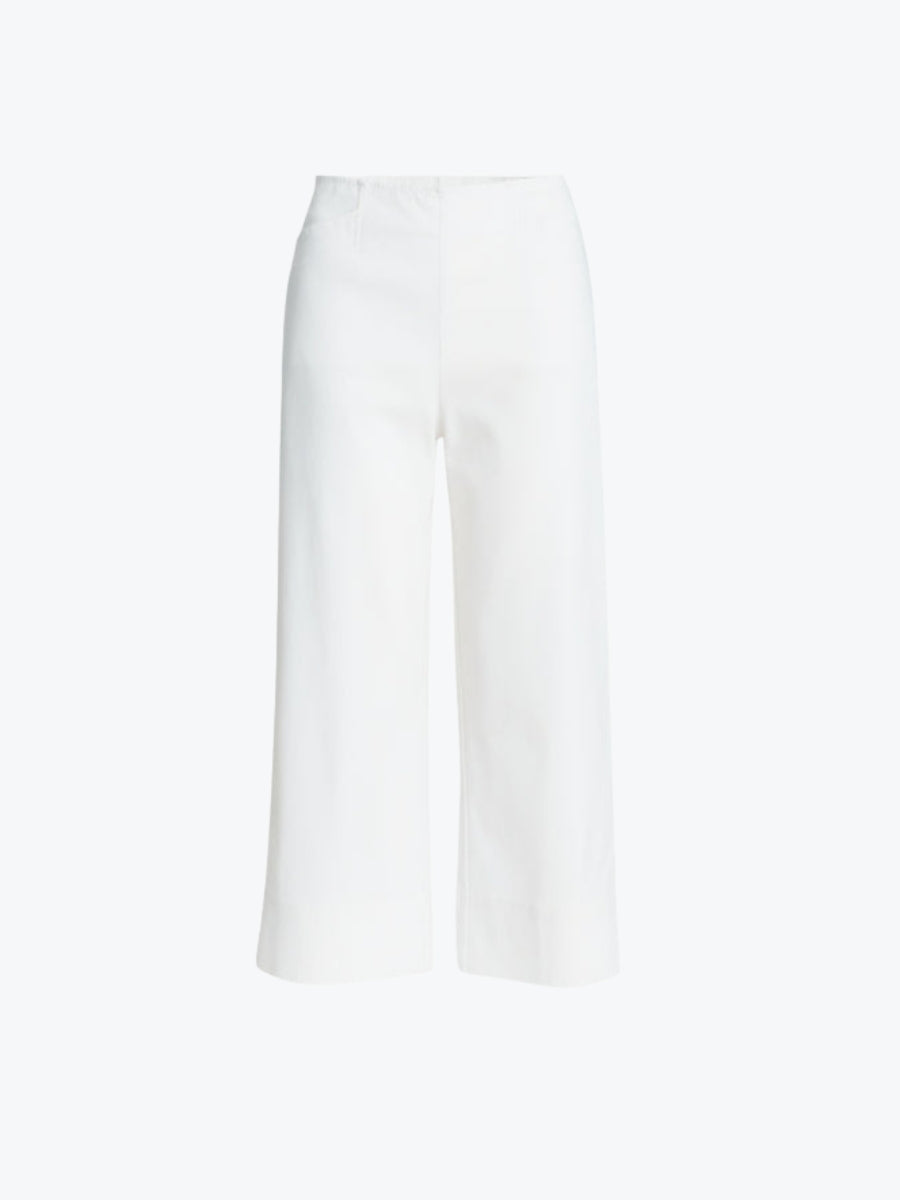 Threadz Zara Wide Leg Pant | White