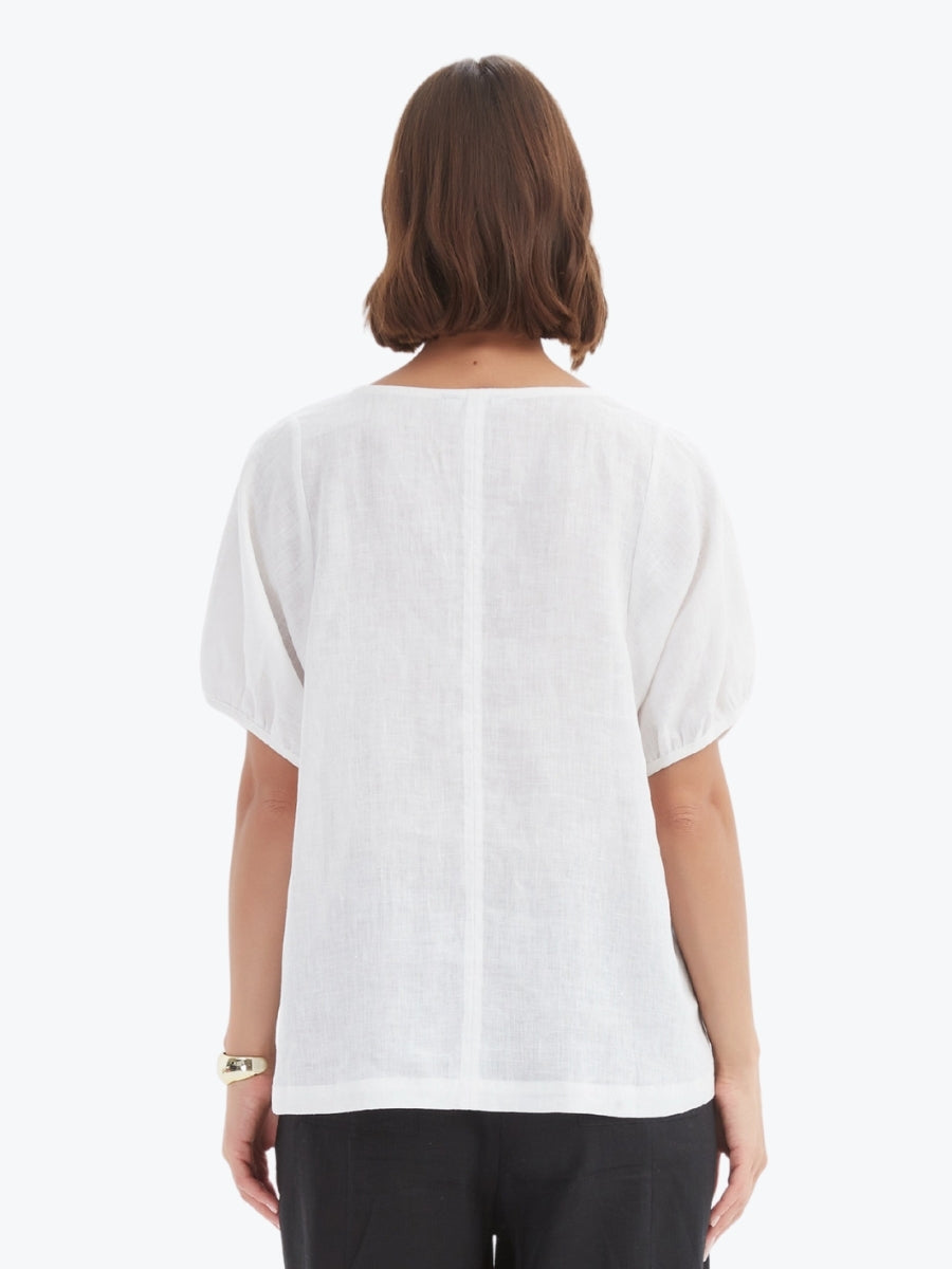 Tirelli Bishop Sleeve Top