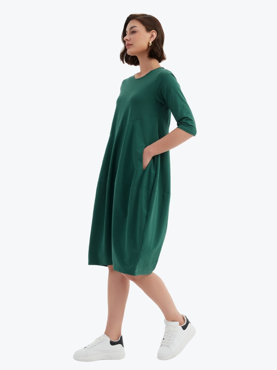 Tirelli Diagonal Seam Winter Dress