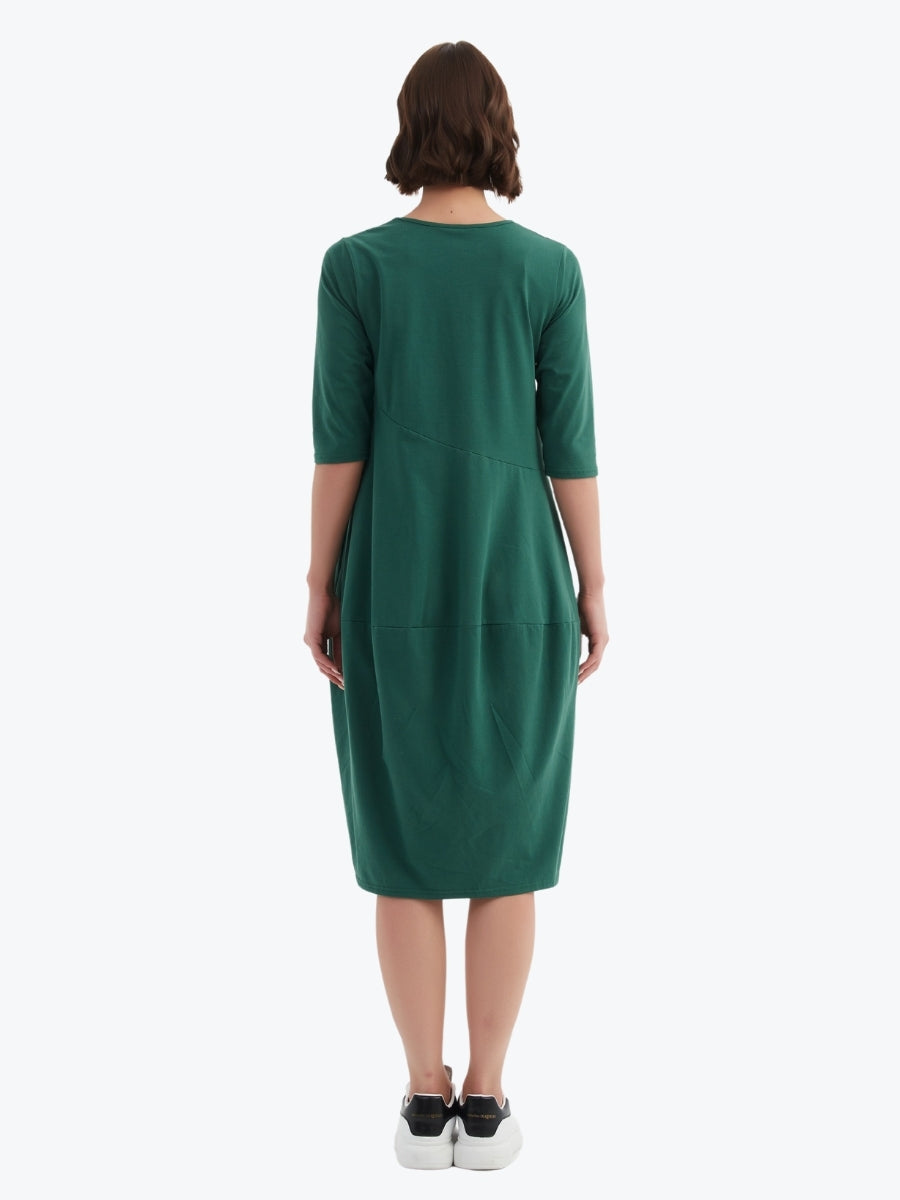 Tirelli Diagonal Seam Winter Dress