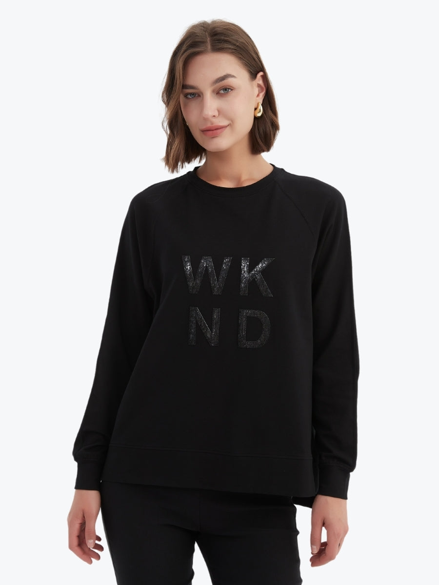Tirelli Embossed Metallic WKND Sweat