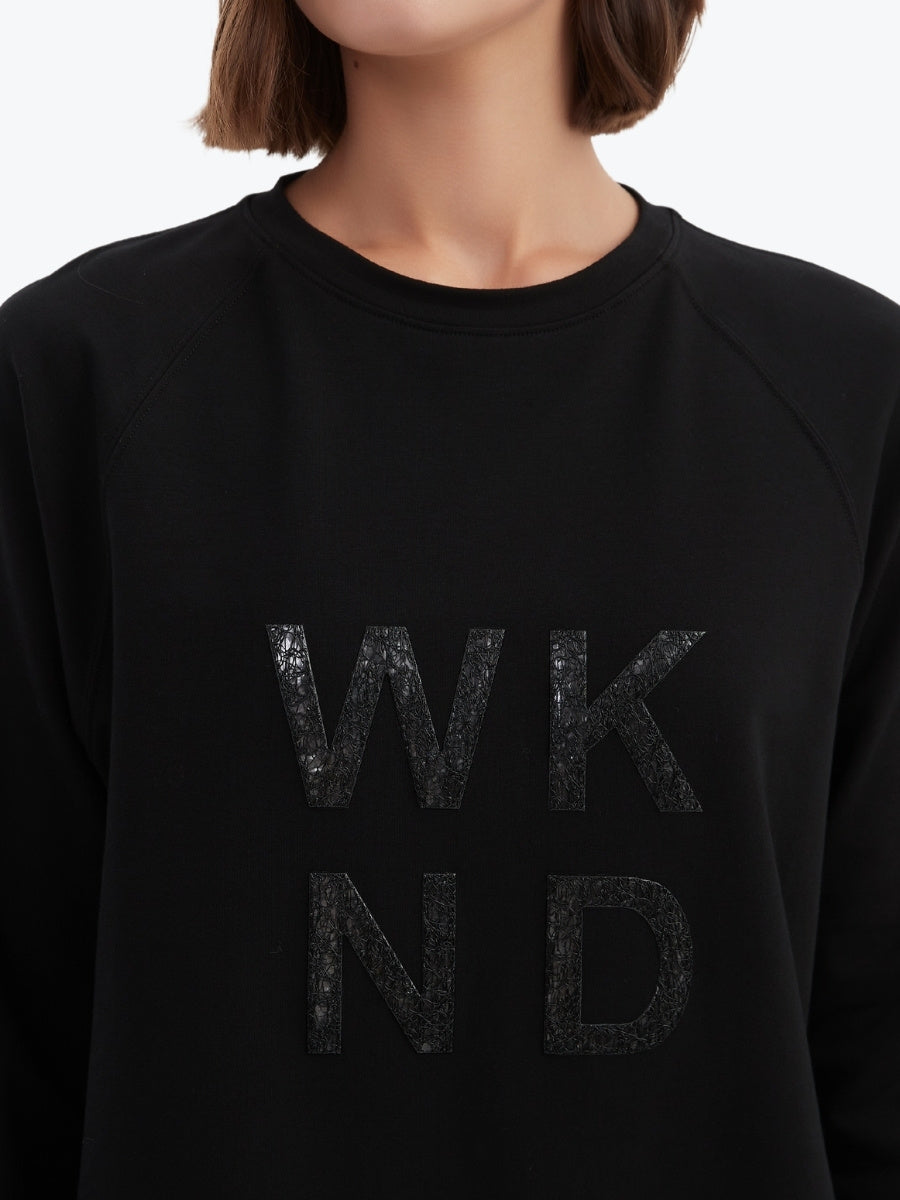Tirelli Embossed Metallic WKND Sweat
