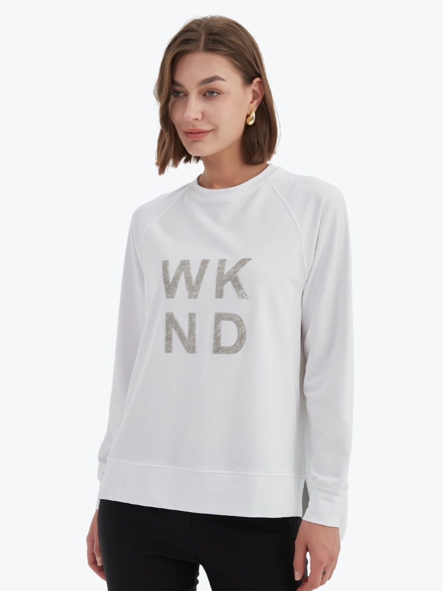 Tirelli Embossed Metallic WKND Sweat