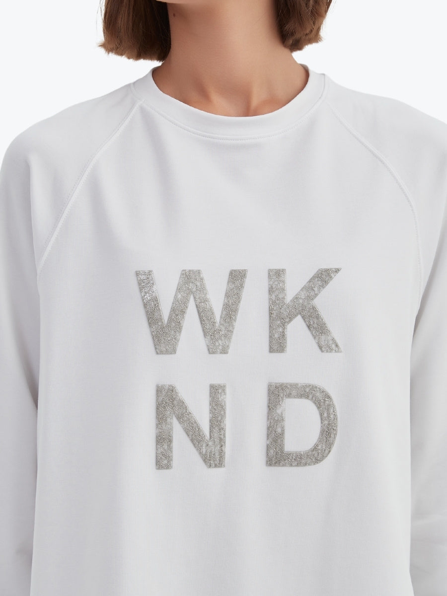 Tirelli Embossed Metallic WKND Sweat