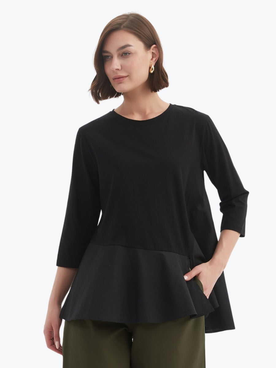 Tirelli Split Hem Combi Top