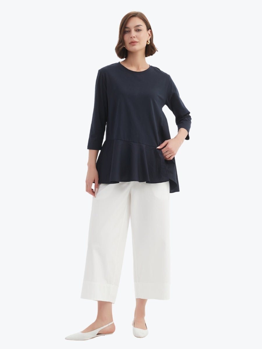 Tirelli Split Hem Combi Top