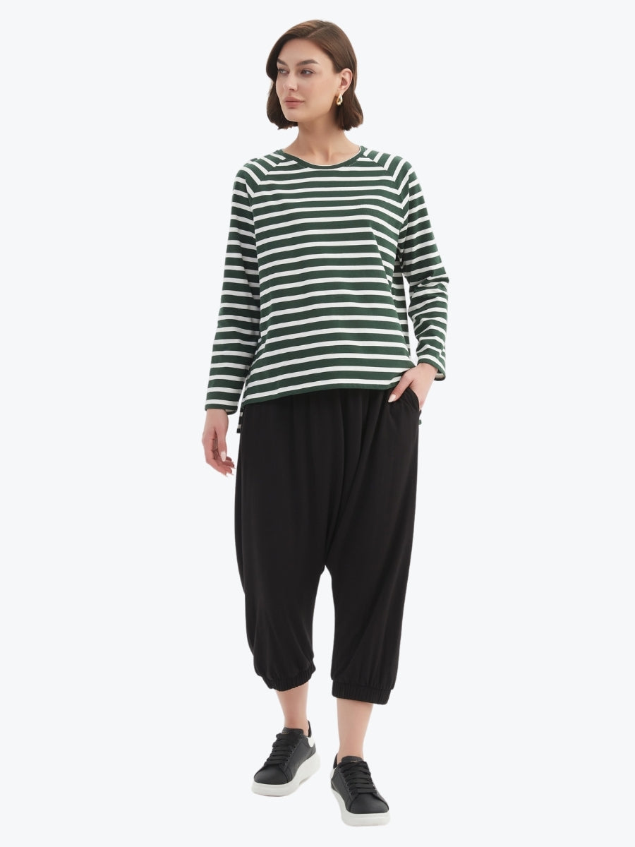 Tirelli Stripe Long Sleeve Weekend Tshirt