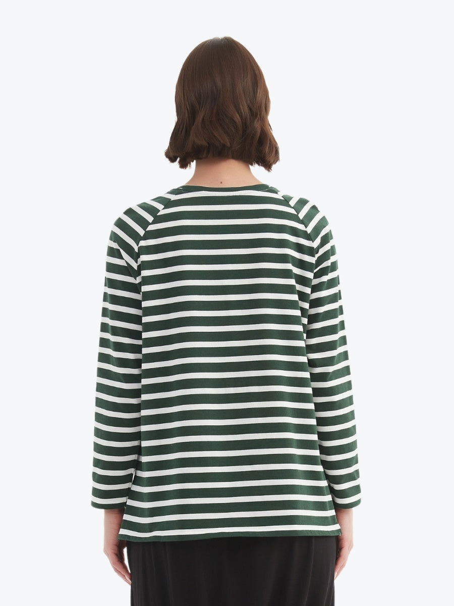 Tirelli Stripe Long Sleeve Weekend Tshirt