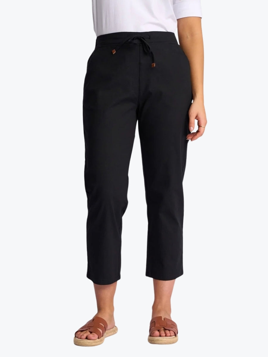 Vassalli Henley 7/8 Pant | Black