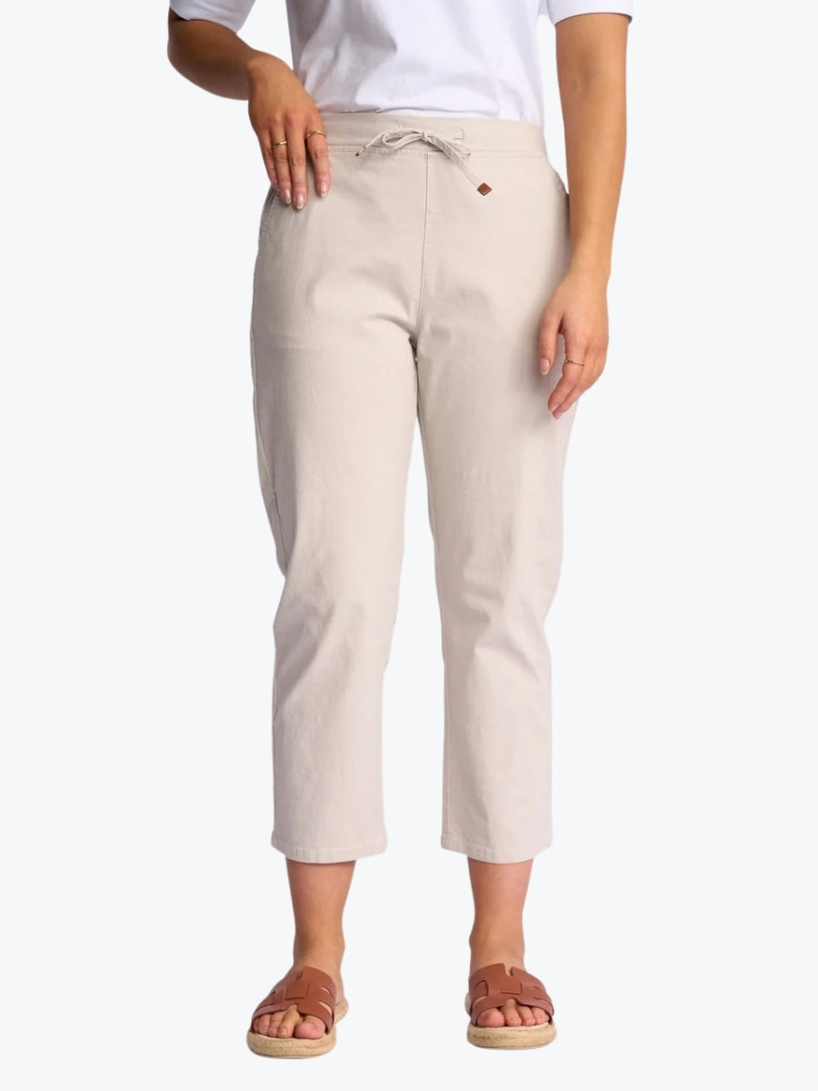 Vassalli Henley 7/8 Pant | Stone