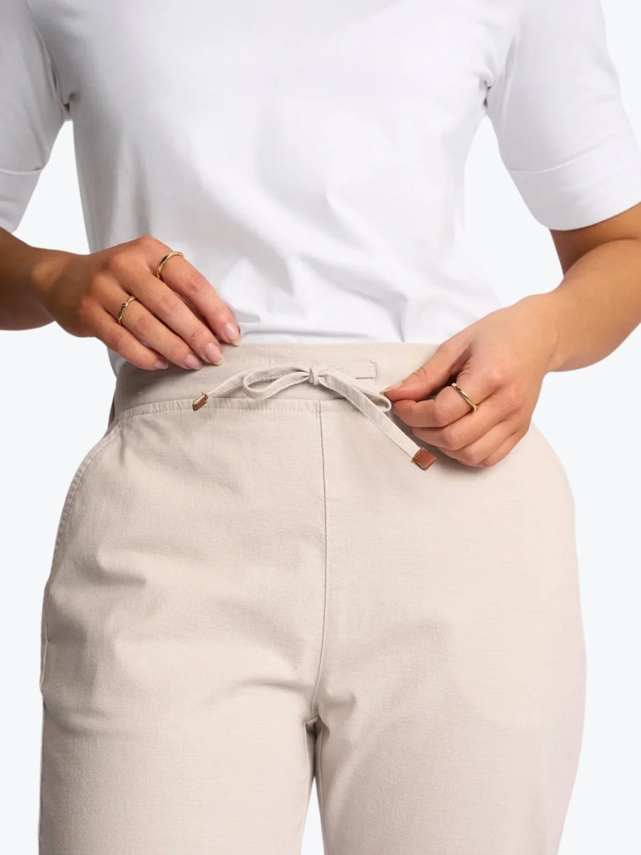 Vassalli Henley 7/8 Pant | Stone