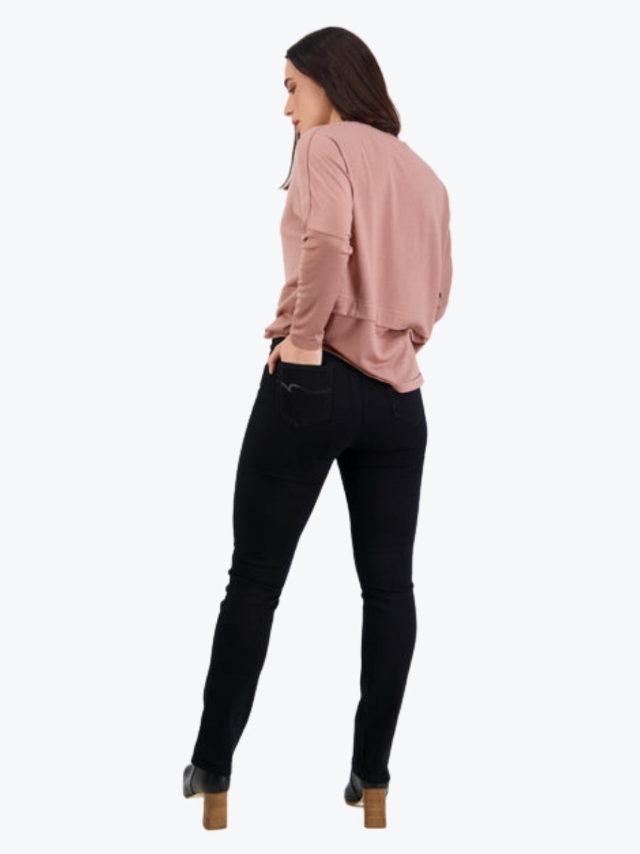 Vassalli Slim Leg Full Length Denim Pull On