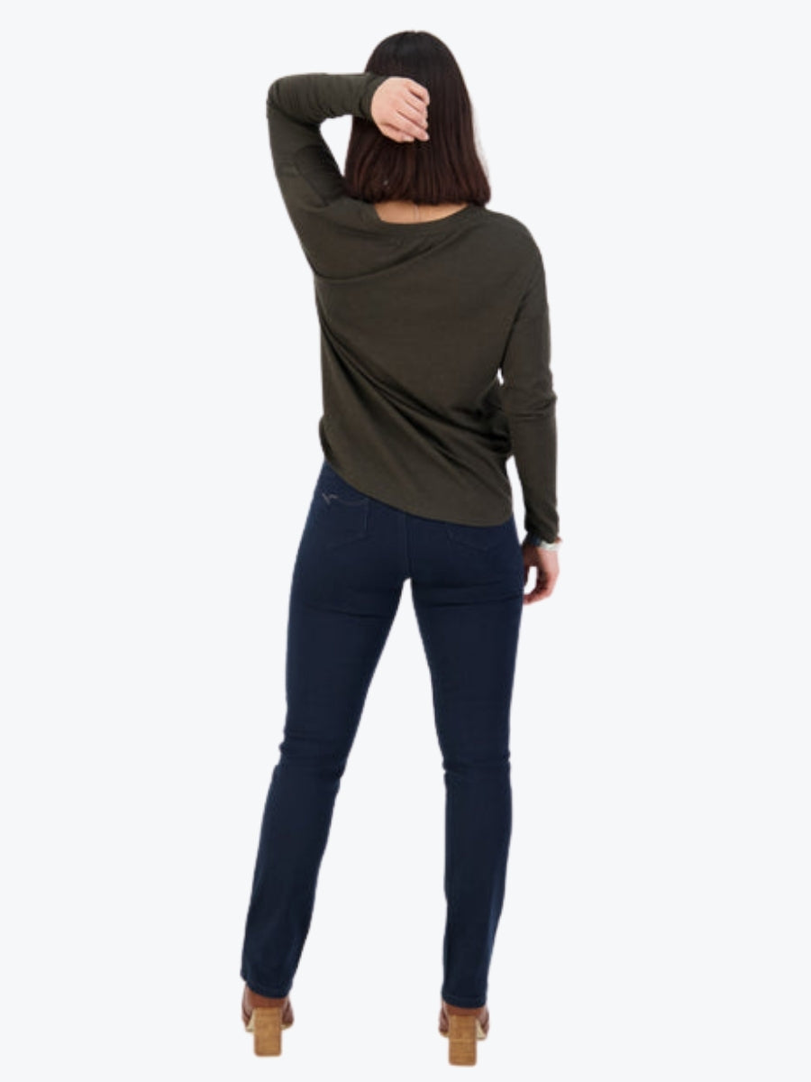 Vassalli Slim Leg Full Length Denim Pull On