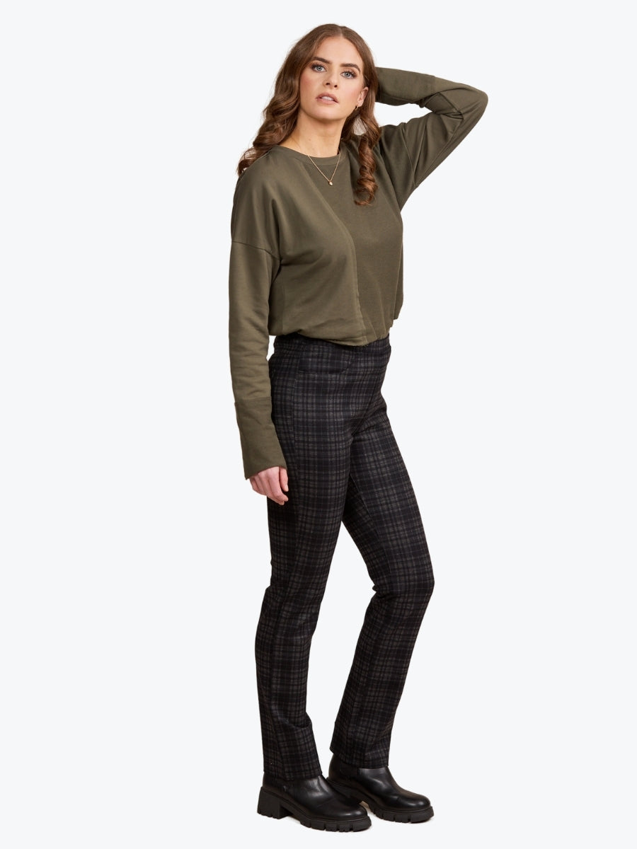 Vassalli Slim Leg Full Length Printed Ponte Pull On