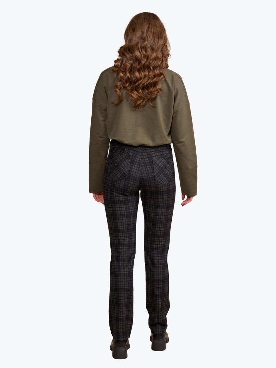 Vassalli Slim Leg Full Length Printed Ponte Pull On