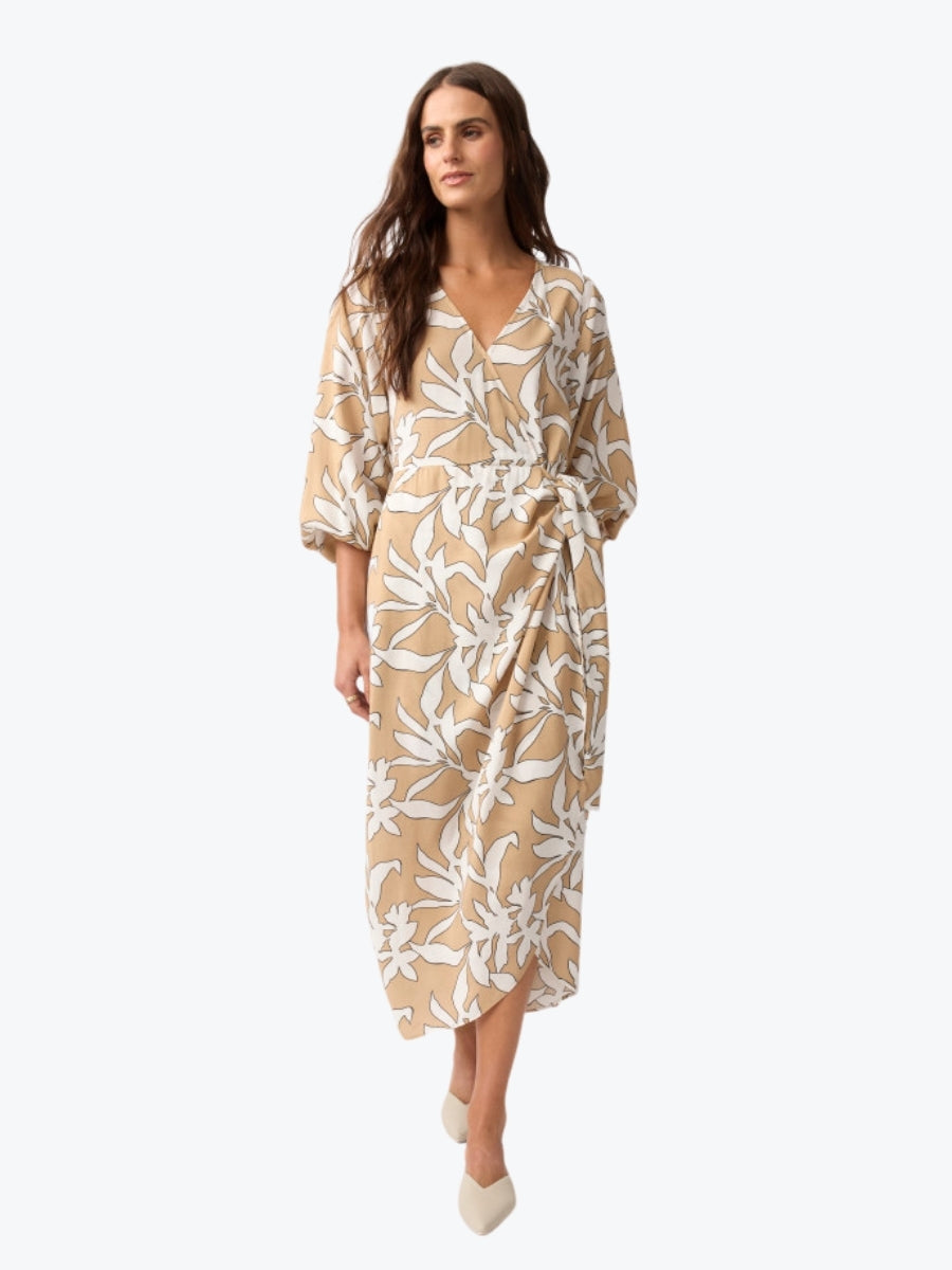 Yarra Trail Broadleaf Dress in Broadleaf Print