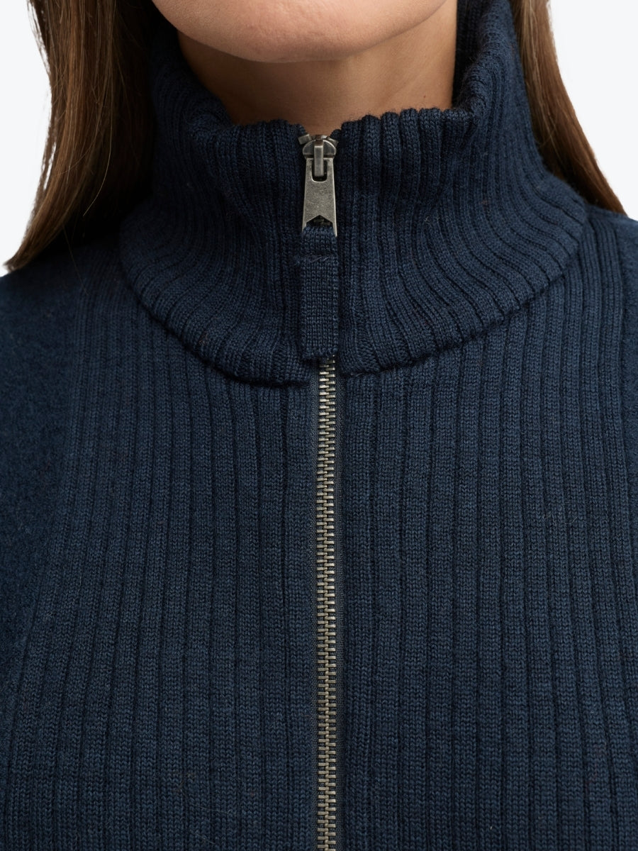 Yarra Trail Ember Knit Jacket | Navy