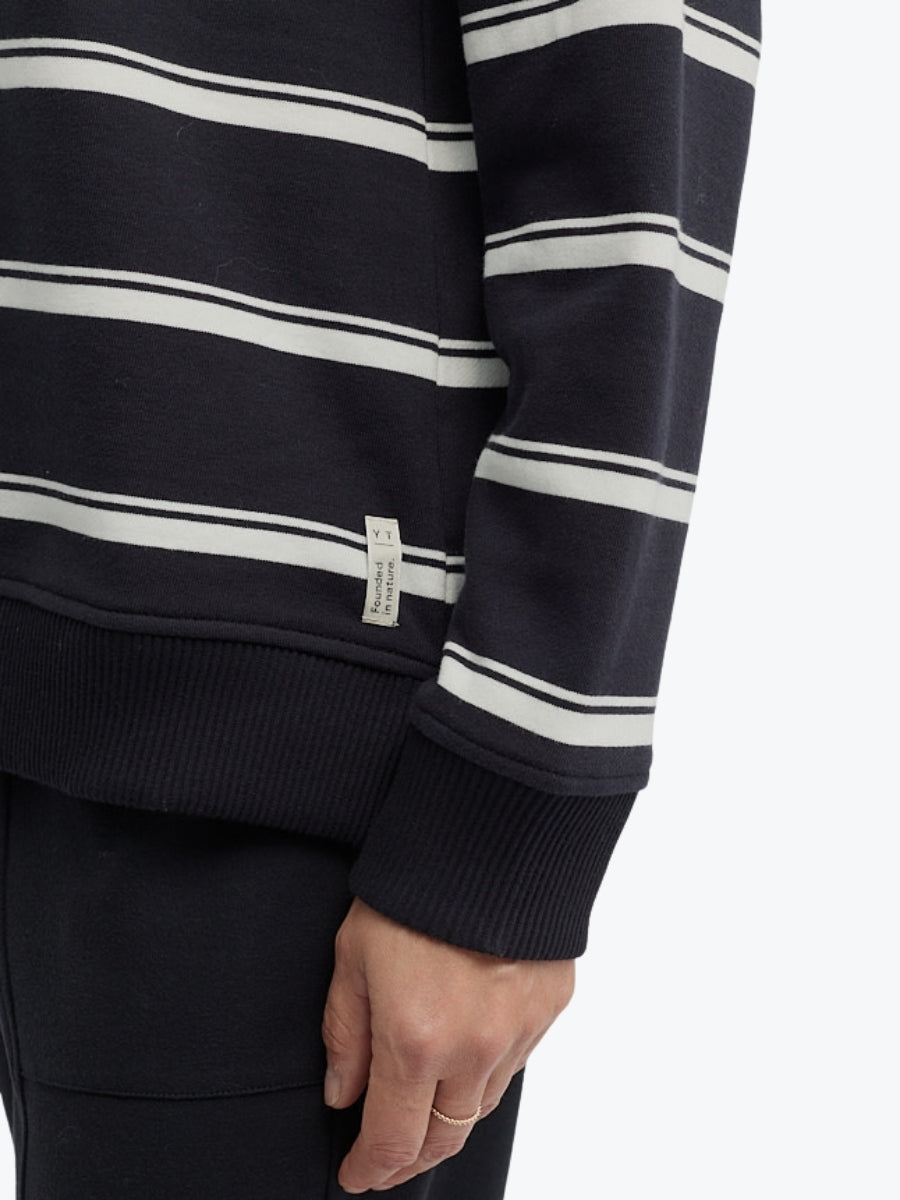 Yarra Trail Endless Sweat | Navy/Ecru