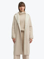 Yarra Trail Twain Coat | Almond/Ecru